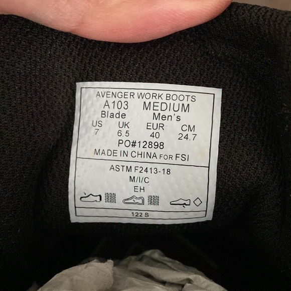 Avenger Work Men Work Boots 7 M A103 New
Blade Mid - Picture 4 of 5